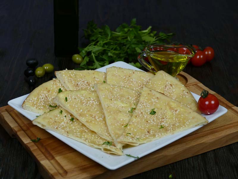 Фокачча с кунжутом